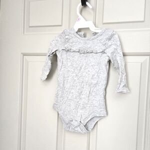 5/$10 George cotton long sleeve onesie